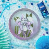 Assiettes En Carton Fleur Smeraldo (Fête)