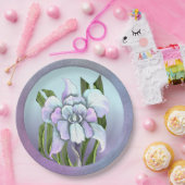 Assiettes En Carton Fleur Smeraldo (Fête)