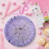 Assiettes En Carton Fleur violette (Fête)