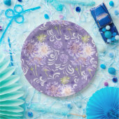 Assiettes En Carton fleurs (Fête)