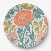 Assiettes En Carton Fleurs, Art Vintage Graphique (Devant)