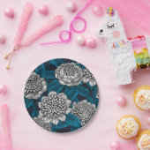 Assiettes En Carton Fleurs blanches de waratah (Fête)