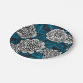 Assiettes En Carton Fleurs blanches de waratah (Angle)