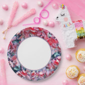 Assiettes En Carton Fleurs Clematis (Fête)