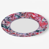 Assiettes En Carton Fleurs Clematis (Angle)