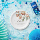 Assiettes En Carton Fleurs d'automne Élégant romantique (Fête)