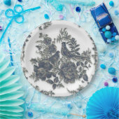 Assiettes En Carton Fleurs de faisans (Fête)