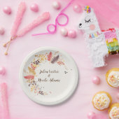 Assiettes En Carton Fleurs de forêt sauvage Mariage de feuillage de ch (Fête)