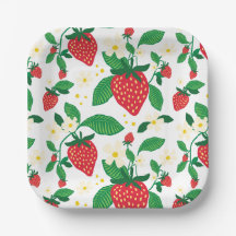 Fleurs de fraises Whimsical