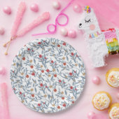 Assiettes En Carton Fleurs de grenade Rosh Hashanah (Fête)