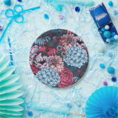 Assiettes En Carton Fleurs de jardin (Fête)