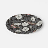 Assiettes En Carton Fleurs de lune et sphinx Moths 2 (Angle)