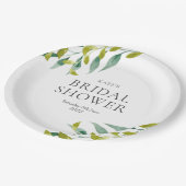 Assiettes En Carton Fleurs de Prairie de la verdure de printemps Fête  (Angle)