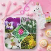 Assiettes En Carton Fleurs de printemps (Fête)