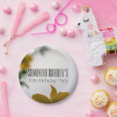 Assiettes En Carton Fleurs de printemps 30e Plaques papier fête d'anni (Fête)