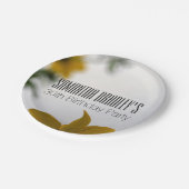 Assiettes En Carton Fleurs de printemps 30e Plaques papier fête d'anni (Angle)