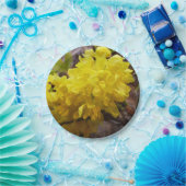 Assiettes En Carton Fleurs de raisins de l'Oregon Fleurs sauvages jaun (Fête)