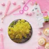 Assiettes En Carton Fleurs de raisins de l'Oregon Fleurs sauvages jaun (Fête)