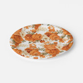 Assiettes En Carton Fleurs d'oranger bohème (Angle)