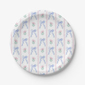 Assiettes En Carton Fleurs et arcs (Devant)