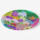 Assiettes En Carton Fleurs et bogues mignons (Angle)