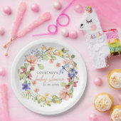 Assiettes En Carton Fleurs et libellules Baby shower romantique Boho (Fête)