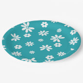 Assiettes En Carton Fleurs et pétales 5 (Angle)