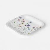 Assiettes En Carton Fleurs et plaque papier Ladybug (Angulaire)