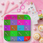 Assiettes En Carton Fleurs Faisées Fraîches Fraîches De Toute Occasion (Fête)