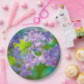 Assiettes En Carton Fleurs Lilac Violettes (Fête)