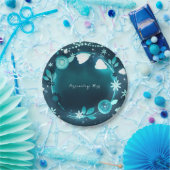 Assiettes En Carton Fleurs Lumineuses Nuit Jardin Mariage Réception (Fête)