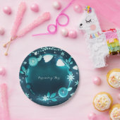 Assiettes En Carton Fleurs Lumineuses Nuit Jardin Mariage Réception (Fête)