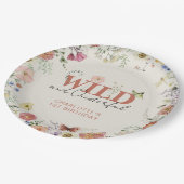 Assiettes En Carton Fleurs Pressées Fille 1er anniversaire (Angle)