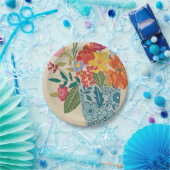 Assiettes En Carton Fleurs printanières I (Fête)