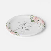 Assiettes En Carton Fleurs Rouges, Fleurs Roses, Boho, Fête des mariée (Angle)