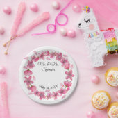 Assiettes En Carton Fleurs Sakura Plaques Papier de réception de maria (Fête)