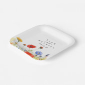 Assiettes En Carton Fleurs sauvages de Spring Meadow (Angulaire)