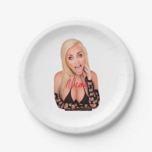 Assiettes En Carton Flirty blonde Thunder_Cove