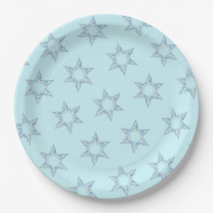 Assiettes En Carton Flocon de neige