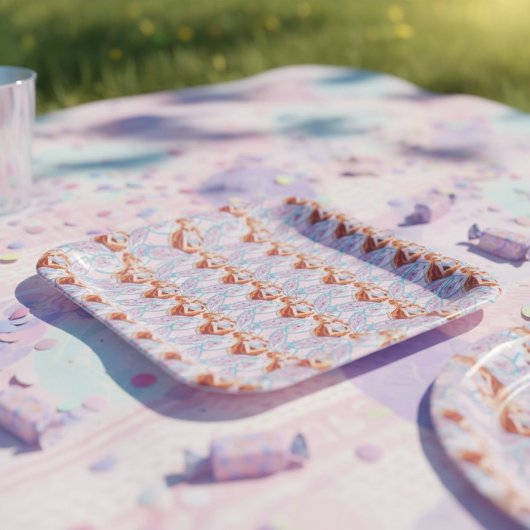 Assiettes En Carton Floraison