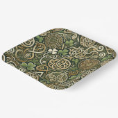 Assiettes En Carton Floraison Celtique (Angulaire)
