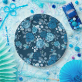 Assiettes En Carton Floral (Fête)