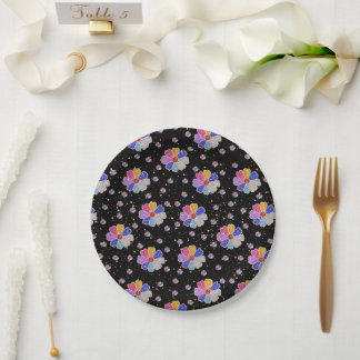Assiettes En Carton floral