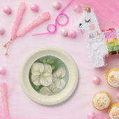 Assiettes En Carton Floral (Fête)