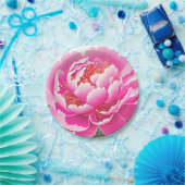 Assiettes En Carton Floral (Fête)