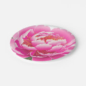 Assiettes En Carton Floral (Angle)