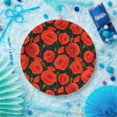 Assiettes En Carton Floral (Fête)