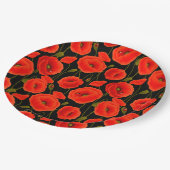 Assiettes En Carton Floral (Angle)