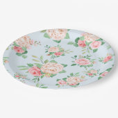 Assiettes En Carton Floral (Angle)