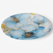 Assiettes En Carton Floral art  (Angle)